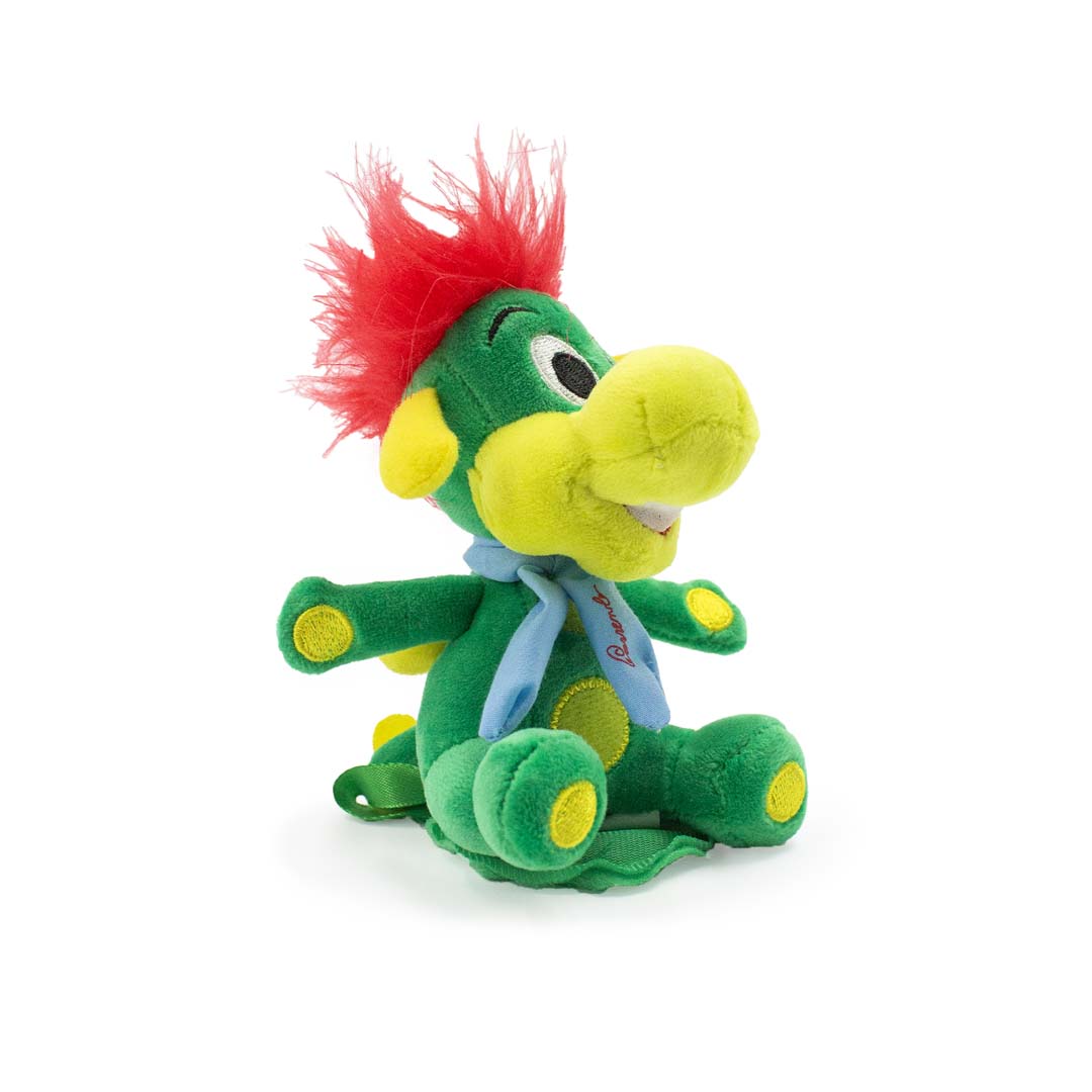 Prezzemolo Da Spalla Con Magnete visione con prospettiva laterale del peluche