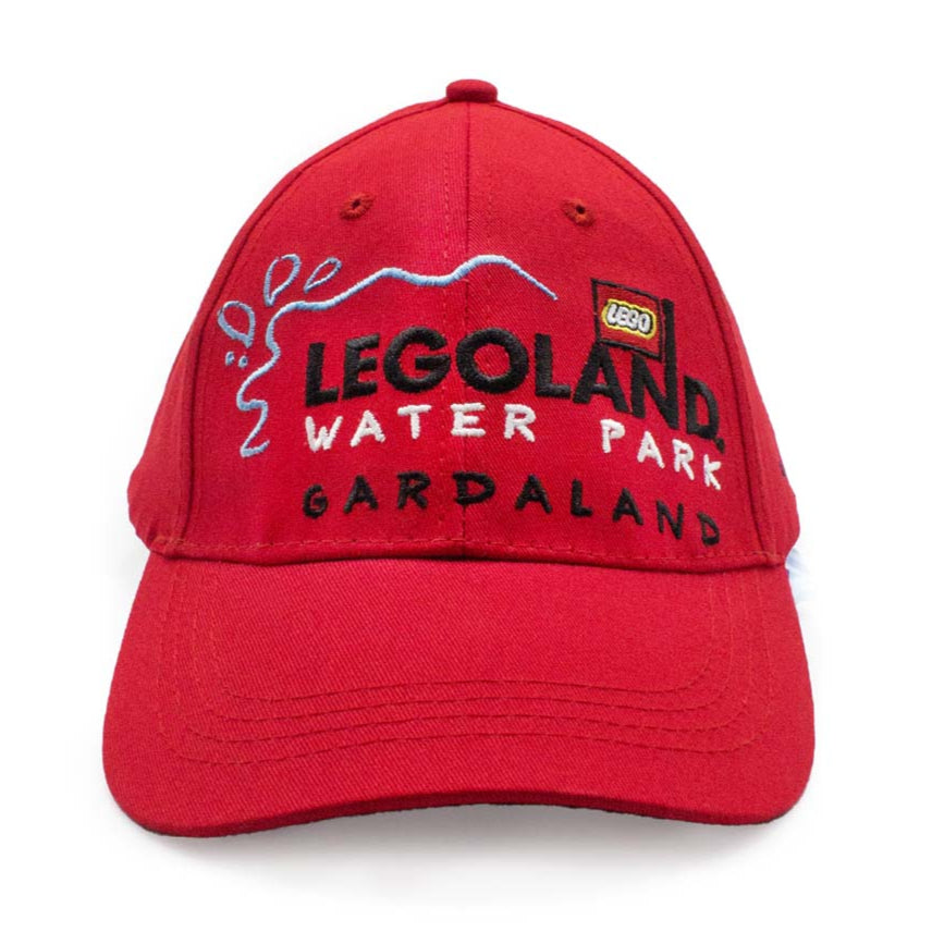 Cappello LEGOLAND® adulti colore rosso visione frontale
