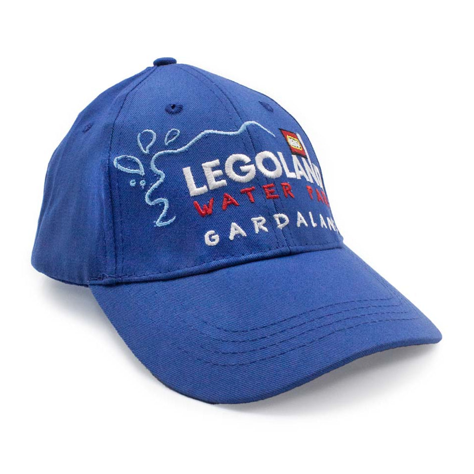 Cappello LEGOLAND® adulti colore blu visione con prospettiva laterale