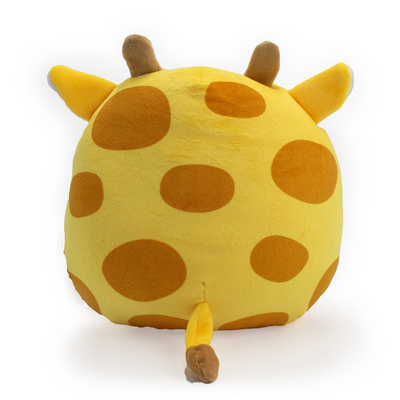 Raffi Giraffa Peluche Cuscino visione retro
