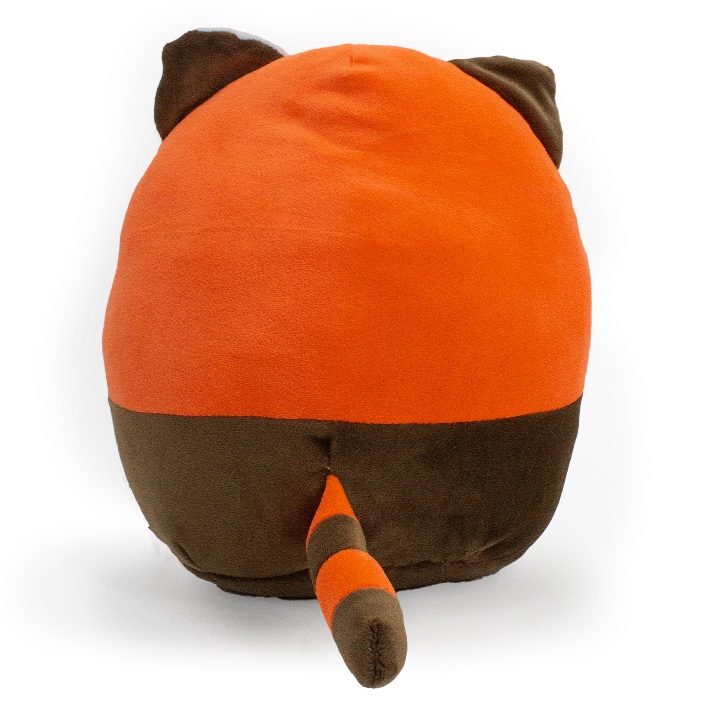 Ru Panda Rosso Peluche Cuscino visione retro