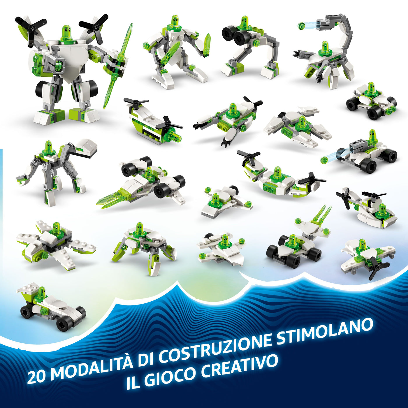 Le avventure del robot e del veicolo di Z-Blob
