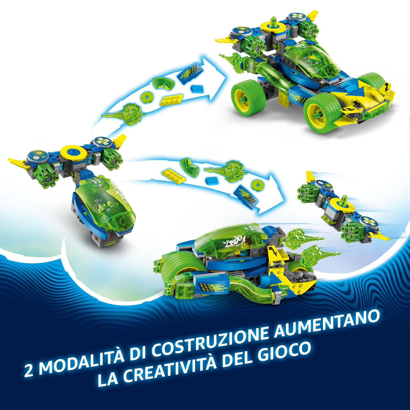 Il fuoristrada da corsa di Mateo e Z-Blob