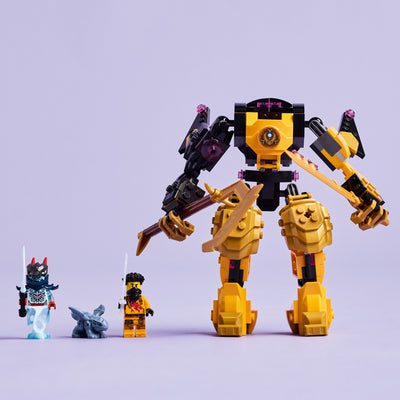 Battle Mech Spinjitzu di Arin fotografia del set lego con disposizione orizzontale