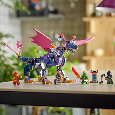 Rontu, il Drago Maestro fotografia del set lego costruito in ambiente domestico da esposizione