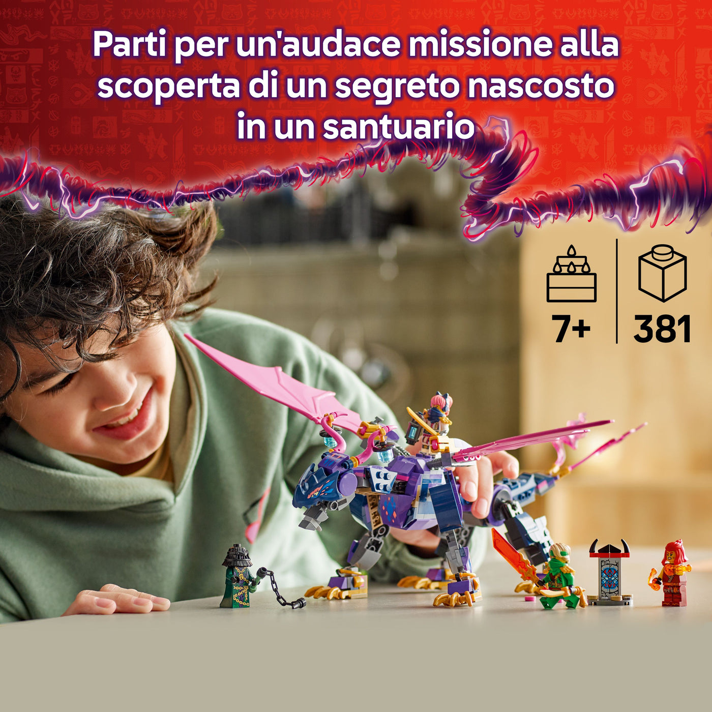 Rontu, il Drago Maestro fotografia promozionale "Parti per un'audace missione alla scoperta di un segreto nascosto in un santuario"