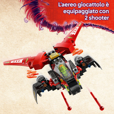 Veicolo da combattimento Ninja fotografia promozionale "L'aereo giocattolo è quipaggiato con 2 shooter"