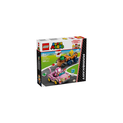 Mario Kart™ – All'inseguimento della Pianta Piranha potenziata visione con prospettiva laterale della scatola del set lego