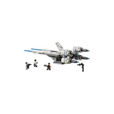 U-Wing Starfighter™ ribelle visione frontale del set lego costruito