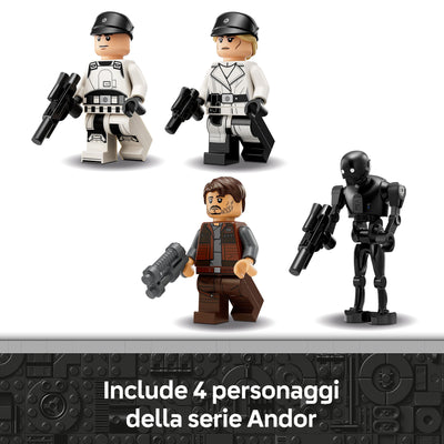 U-Wing Starfighter™ ribelle visione dettaglio minifigure incluse nel set lego