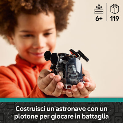 Battle Pack Death Trooper e Night Trooper fotografia promozionale "Costruisci un'astronave con un plotone per giocare in battaglia"
