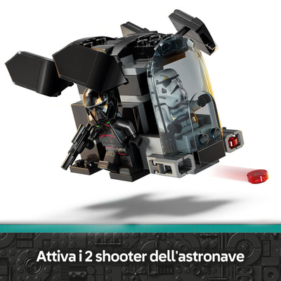 Battle Pack Death Trooper e Night Trooper visione dettaglio shooter dell'astronave