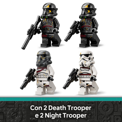 Battle Pack Death Trooper e Night Trooper visione dettaglio minifigure incluse nel set lego