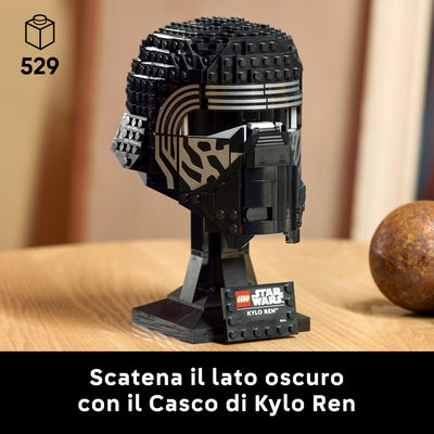 Casco di Kylo Ren fotografia promozionale "Scatena il lato oscuro con il Casco di Kylo Ren"