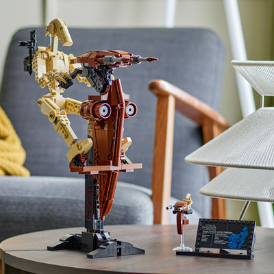 Battle Droid™ con STAP fotografia del set lego costruito in ambiente domestico da esposizione