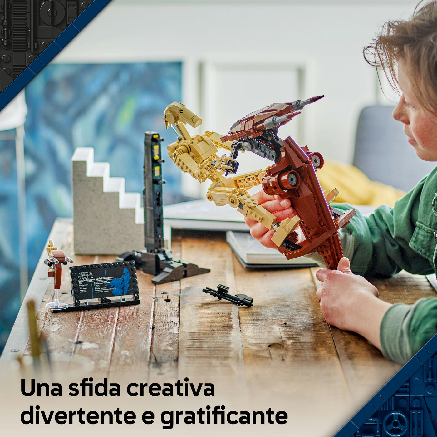 Battle Droid™ con STAP fotografia promozionale "Una sfida creativa, divertente e gratificante"