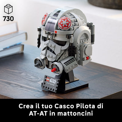Casco pilota di AT-AT fotografia promozionale "Crea il tuo Casco Pilota di AT-AT in mattoncini"