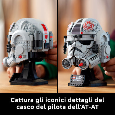 Casco pilota di AT-AT visione dettagli del casco 