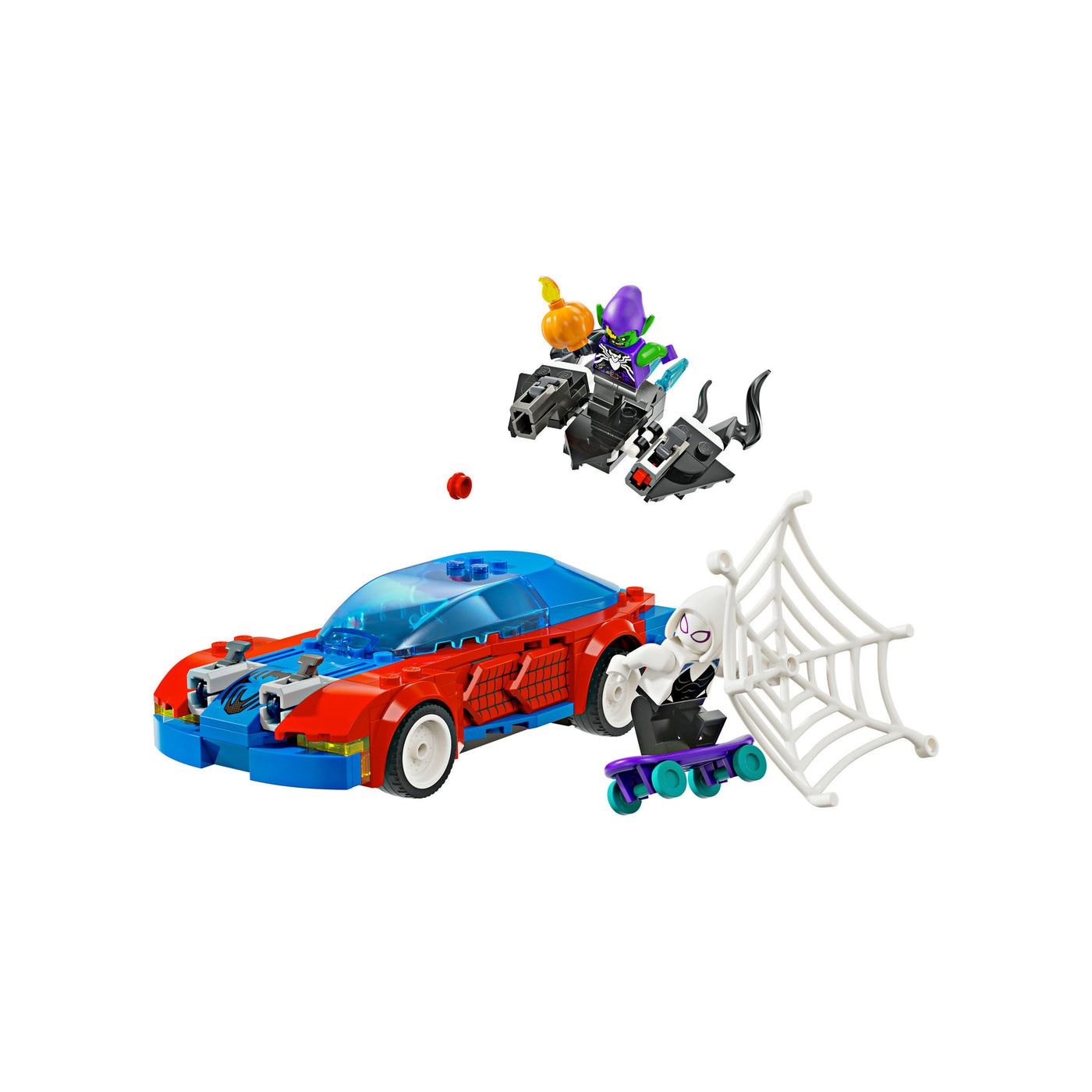 Auto da corsa di Spider-Man e Venom Goblin