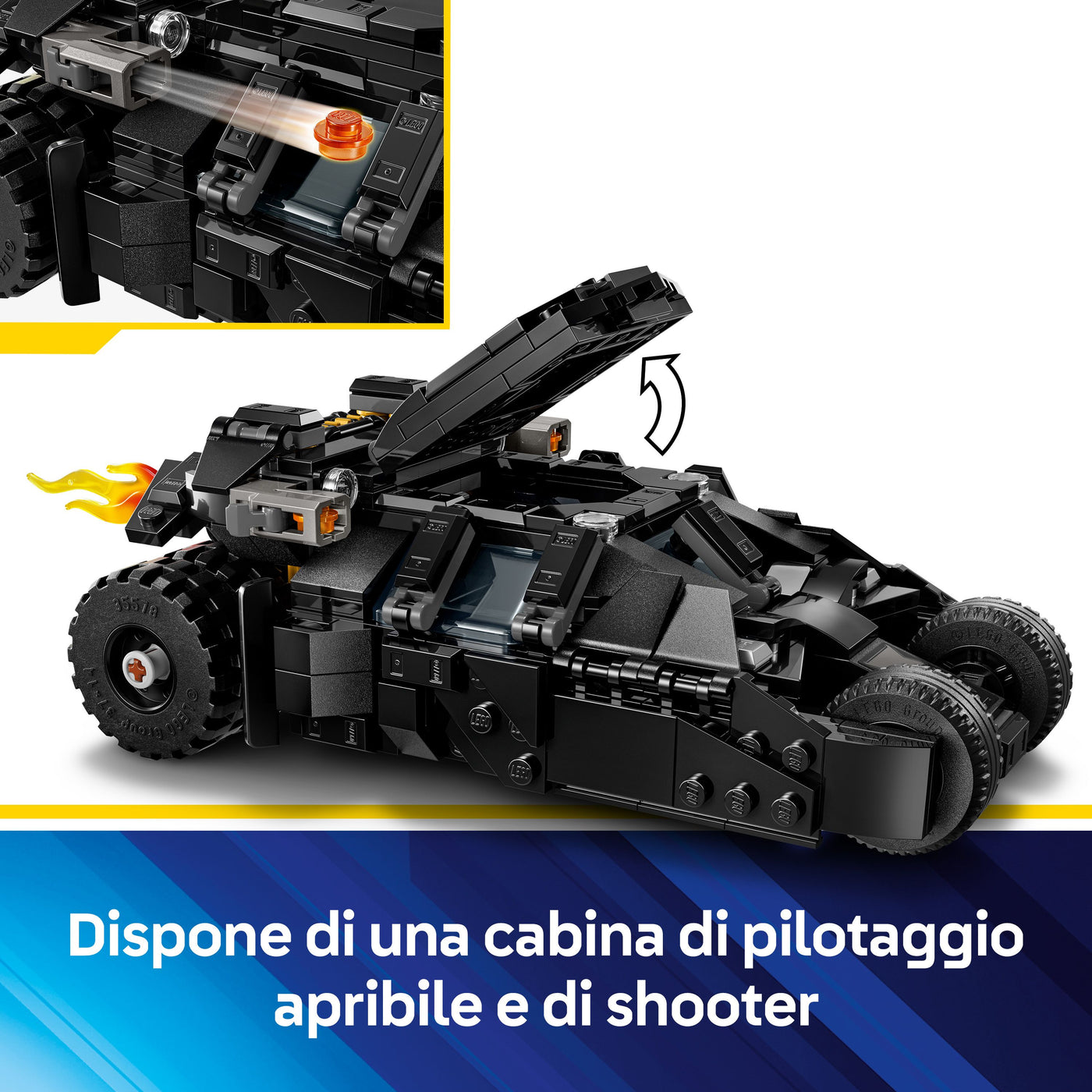 Tumbler di Batman™ contro Two-Face™ e The Joker™