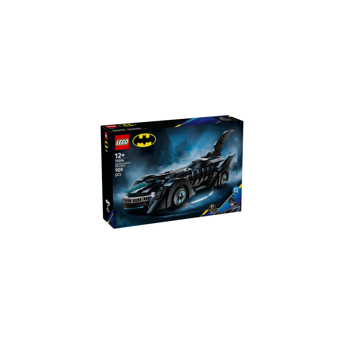 Batmobile™ Batman Forever™ visione con prospettiva laterale della scatola del set lego