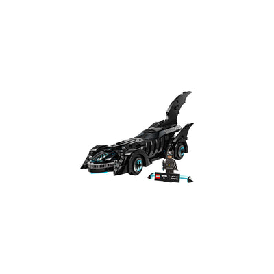 Batmobile™ Batman Forever™ visione con prospettiva laterale del set lego costruito