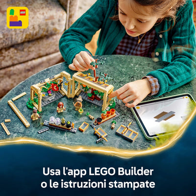Castello di Hogwarts: lezione di erbologia fotografia promozionale "Usa lapp LEGO Builder o le istruzioni stampate"