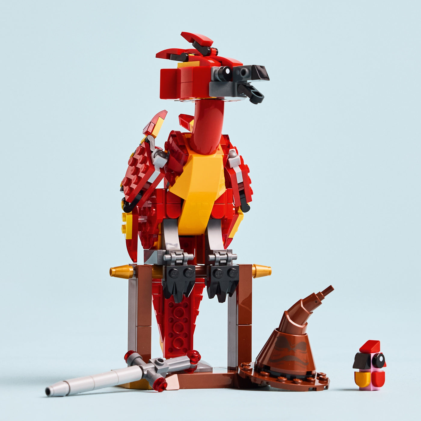 Fanny: la Fenice di Albus Silente fotografia del set lego costruito