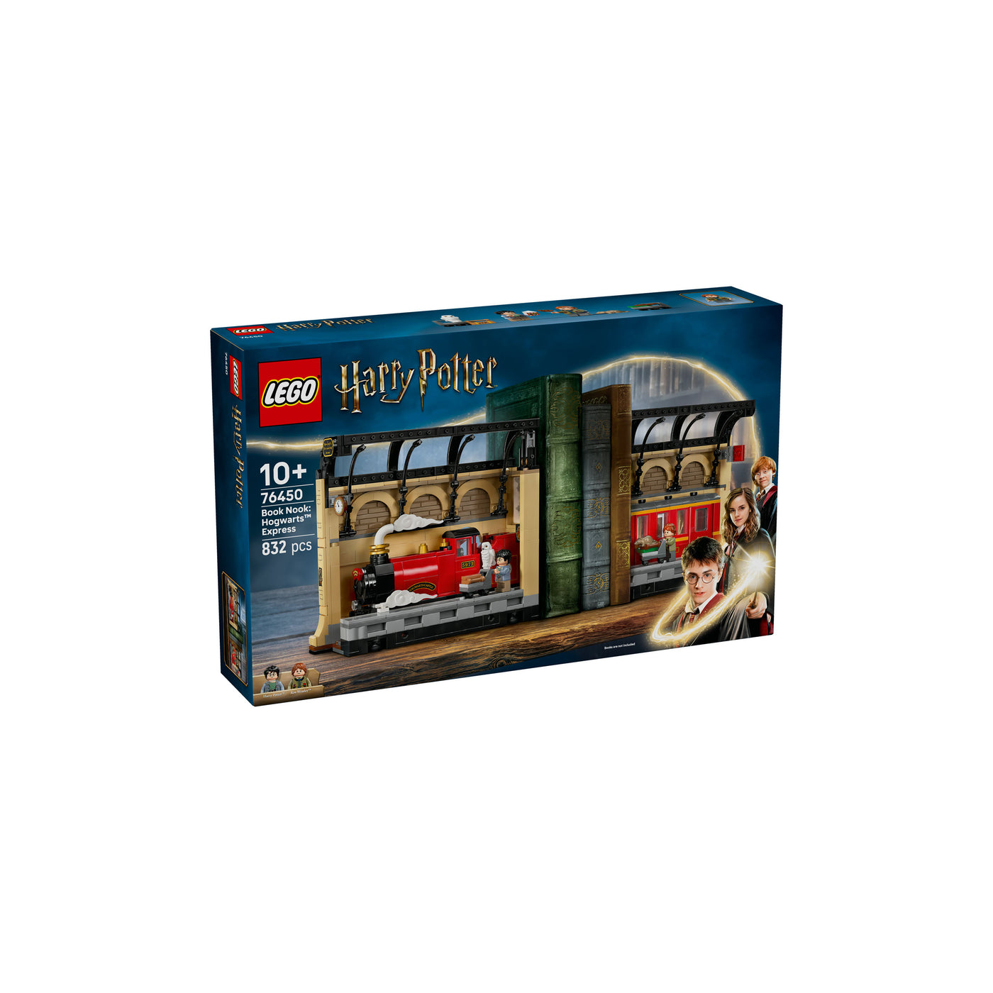 Book Nook: Espresso per Hogwarts™ visione con prospettiva laterale della scatola del set lego