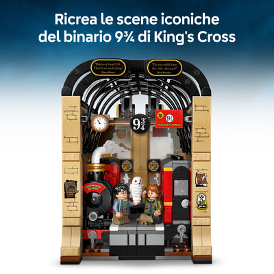 Book Nook: Espresso per Hogwarts™ "Ricrea le scene iconiche del bianario 9 3/4 di King's Cross"