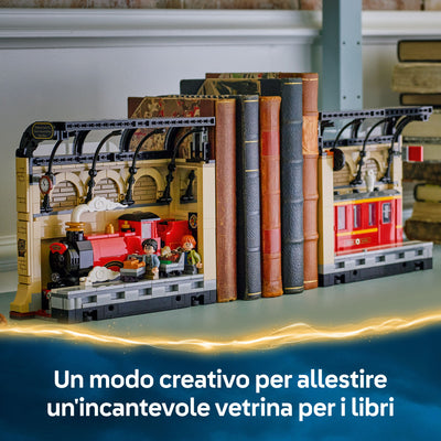 Book Nook: Espresso per Hogwarts™ fotografia promozionale "Un modo creativo per allestire un'incantevole vetrina per i libri"