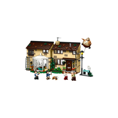 Privet Drive: la visita di zia Marge visione con prospettiva laterale del set lego costruito