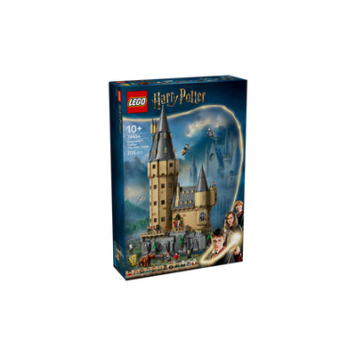 Castello di Hogwarts™: Torre della grande scalinata principale visione con prospettiva laterale della scatola del set lego