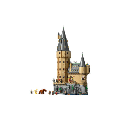 Castello di Hogwarts™: Torre della grande scalinata principale visione frontale del set costruito