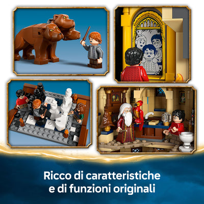 Castello di Hogwarts™: Torre della grande scalinata principale visione dettagli del set lego