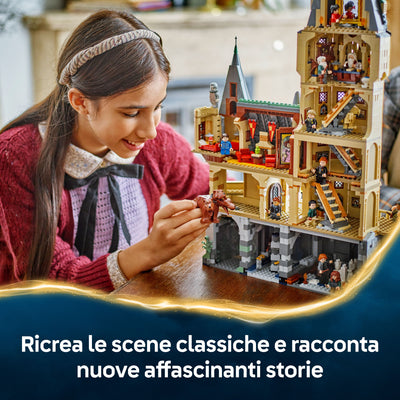 Castello di Hogwarts™: Torre della grande scalinata principale fotografia promozionale "Ricrea le scene classiche e racconta nuove affascinanti storie"