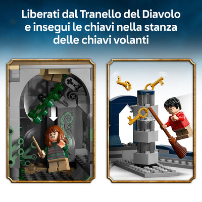 Castello di Hogwarts™: Torre della grande scalinata principale visione dettaglio chiavi e accessori stanze