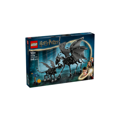 Famiglia di Thestral visione con prospettiva laterale della scatola del set lego