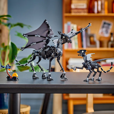 Famiglia di Thestral fotografia del set lego costruito in ambiente domestico da esposizione