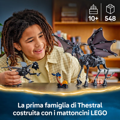 Famiglia di Thestral fotografia promozionale "La prima famiglia di Thestral costruita con i mattoncini LEGO"