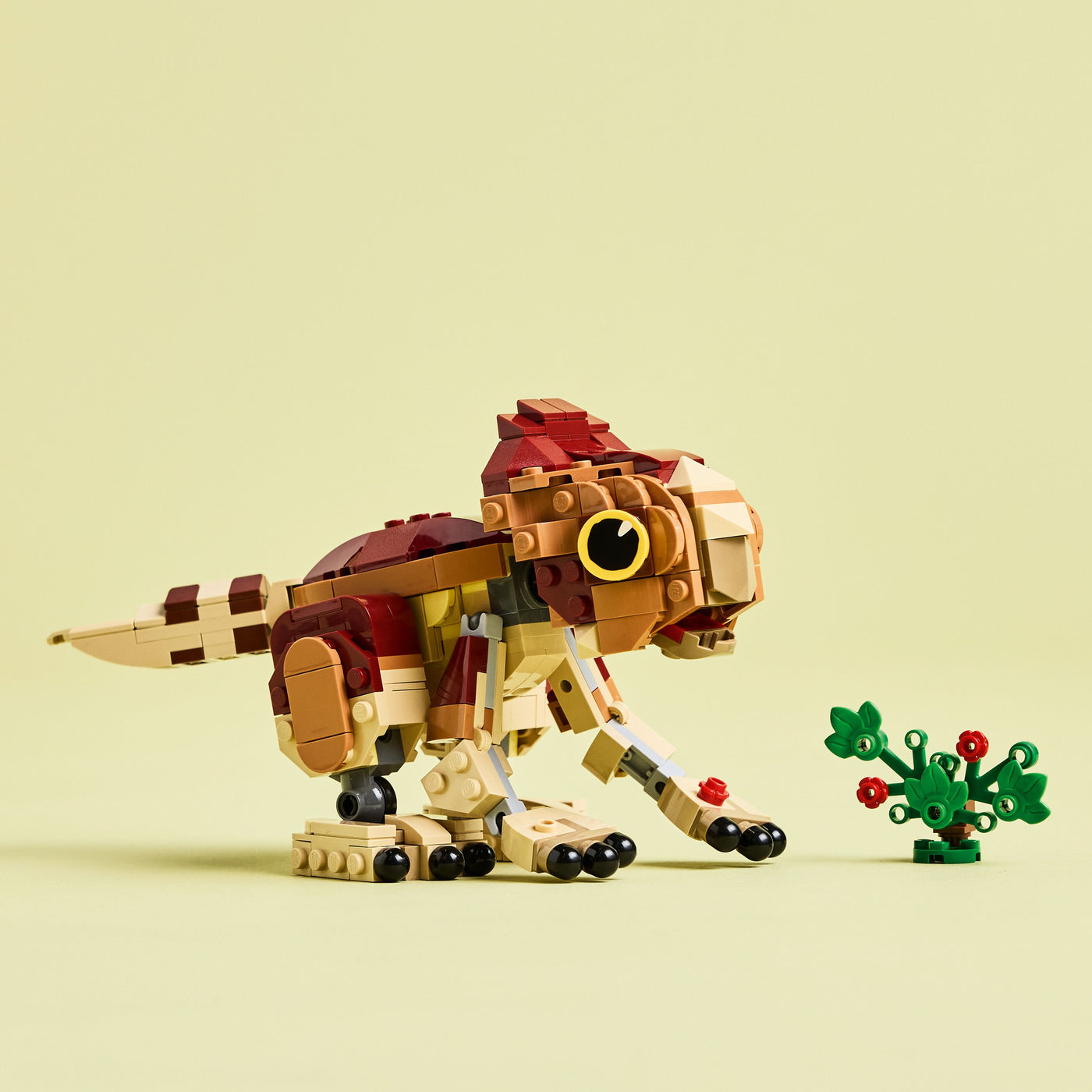 Dinosauro cucciolo Dolores: Aquilops fotografia set lego costruito