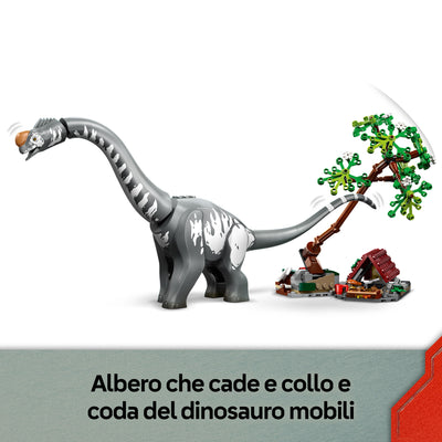Alla ricerca del Raptor e del Titanosauro visione dettagli mobili del dinosauro