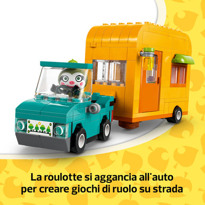 La roulotte e il negozio di giardinaggio di Florindo