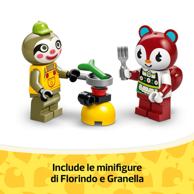 La roulotte e il negozio di giardinaggio di Florindo