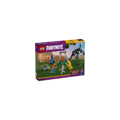 Campo di Bananita e Starter visione con prospettiva laterale della scatola del set lego