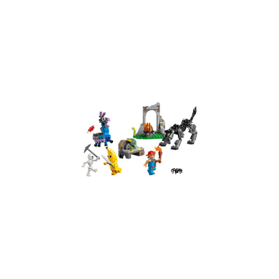 Campo di Bananita e Starter visione frontale del set lego costruito