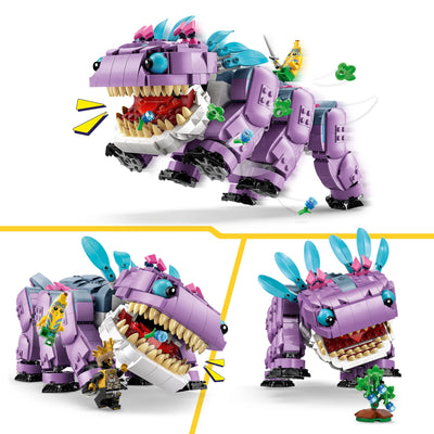 Klombo visione dettaglio mobilità del set lego costruito