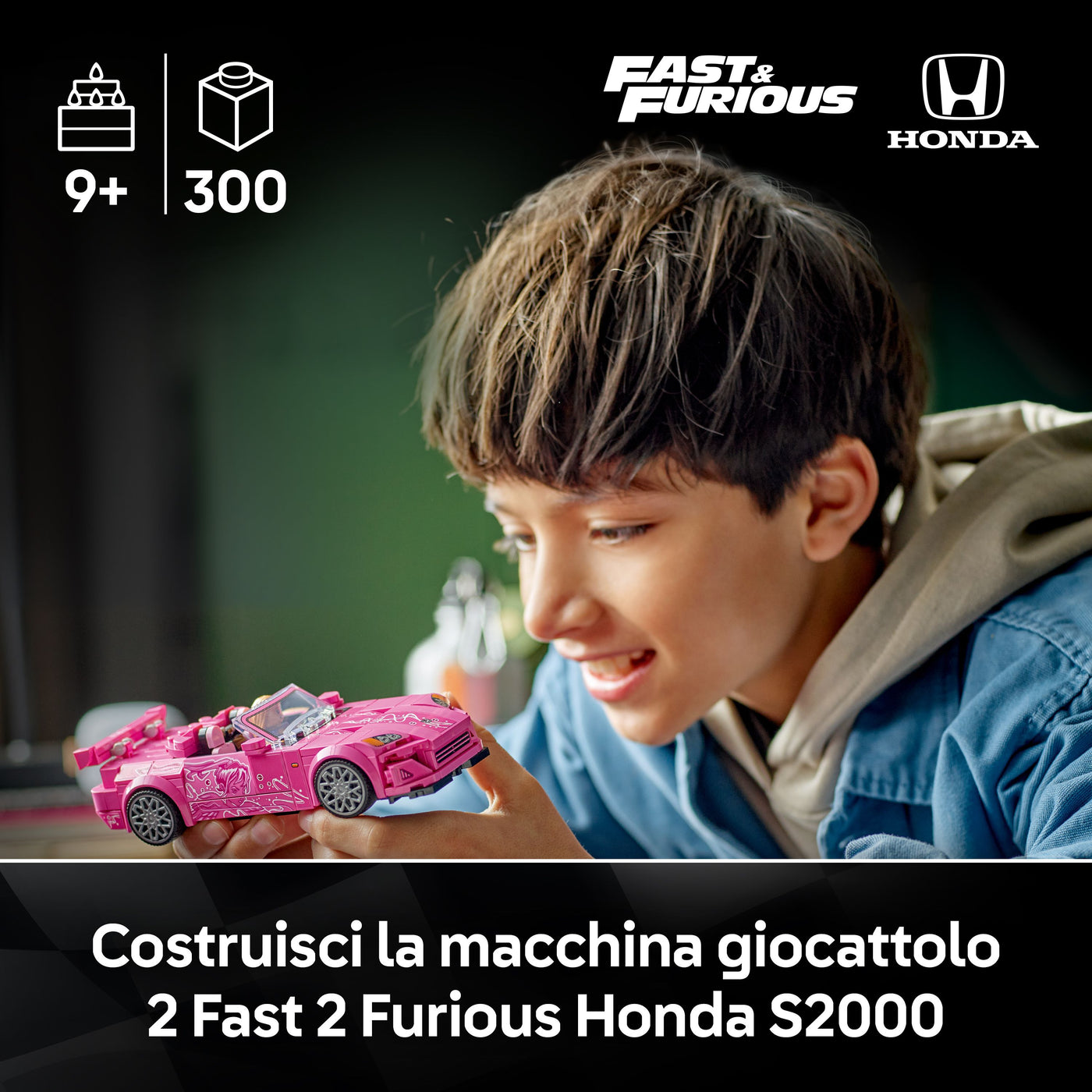 2 Fast 2 Furious Honda S2000 fotografia promozionale "Costruisci la macchina giocattolo 2 fast 2 Furious Honda S2000"