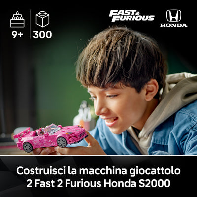 2 Fast 2 Furious Honda S2000 fotografia promozionale "Costruisci la macchina giocattolo 2 fast 2 Furious Honda S2000"