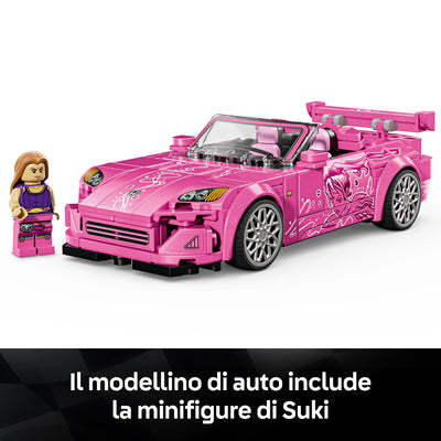 2 Fast 2 Furious Honda S2000 visione dettaglio minifigure inclusa nel set lego